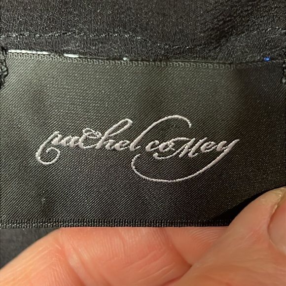 Rachel Comey Women’s 100 % Silk Skort Culottes 2 black Midi wrap buttons pockets - Picture 4 of 11